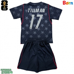 Forente stater Malik Tillman #17 Replika Babytøj Udebanesæt Børn VM 2026 Kortærmet (+ Korte bukser)